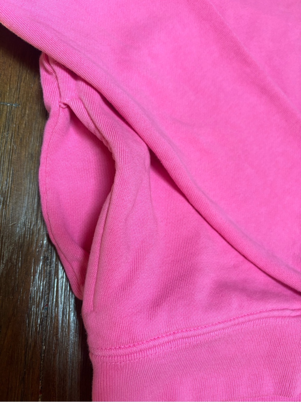 Roller Rabbit Monkey Love Pink Half Zip Cropped Pullover Sweatshirt Size XS - Picture 4 of 8